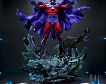 マグニートー - X-メン彫刻 STLスタチュー + 胸像（3Dプリント用）
