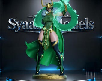Lady Loki - Marvel Sculpture STL Statue for 3D Printing