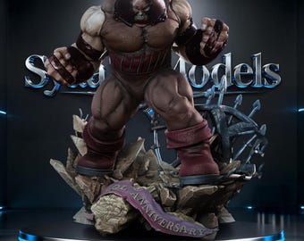 Juggernaut - X-Men Sculpture STL Statue for 3D Printing