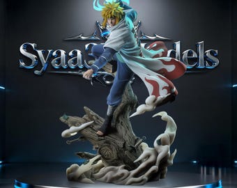 Ninja Flash Rubia - Estatua STL de anime para impresión 3D