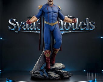 Homelander - Escultura de The Boys STL Estatua STL + Busto para impresión 3D / Modelo con 3 variantes