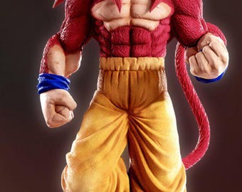 SSJ4 Goku – Dragon Ball Daima | 3D Printed Figure | Unpainted Model Kit