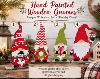 Christmas Gnome Shelf Sitter