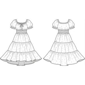 milkmaid christmas dress Milkmaid Dresses