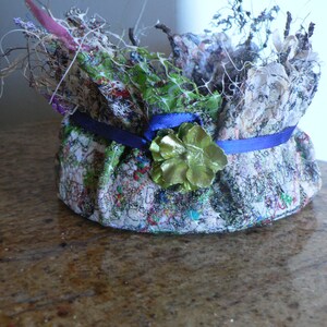 Fiber Bowl small 4&quot; tall by 5 1/2 wide