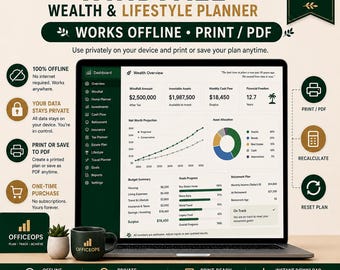 Windfall Wealth Planner | Lottery, Inheritance, Bonus Tax Calculator, HTML (Digital Download)