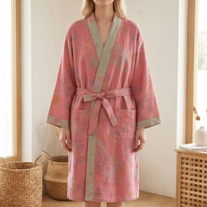 lightweight dressing gown ladies Womens Next Grey Stripe Cosy Lightweight Dressing Gown S (US 4-6)