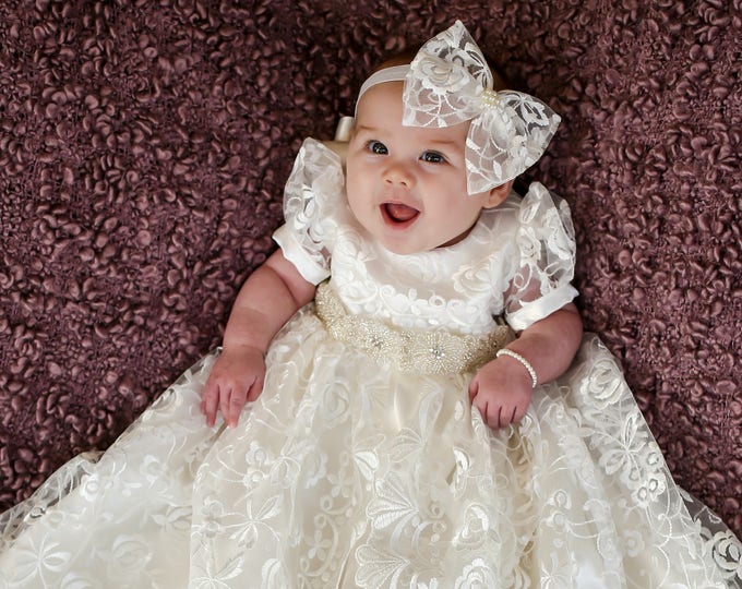 Carson Girl Christening Gown