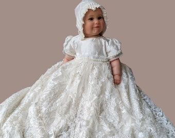 Lace Christening gown baby girl | Baby Christening dress | Baptism dress baby | Baptism dress for toddler girl | baptism dress for baby girl