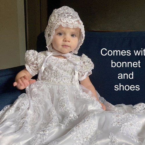 Baptism Dress for Girls Christening Gown Girl Christening Etsy