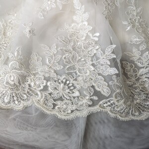 Lovely 2 PCS A Line Lace Baptism Gown with Bonnet Simple Christening Dress