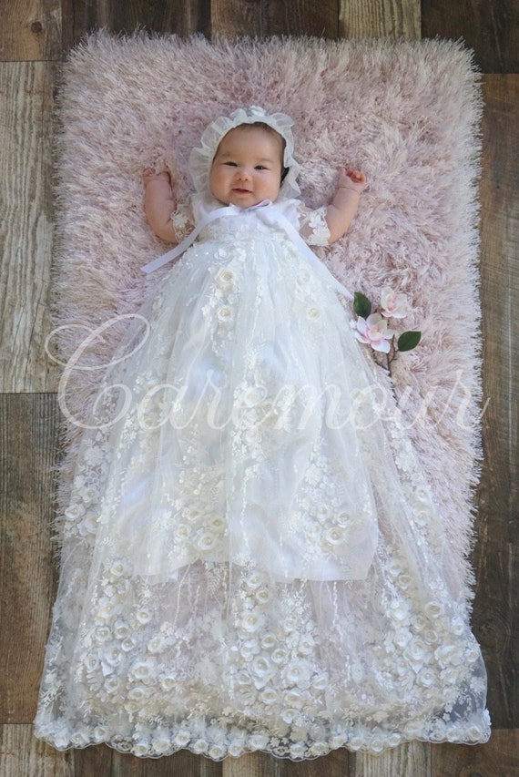 christening gowns etsy