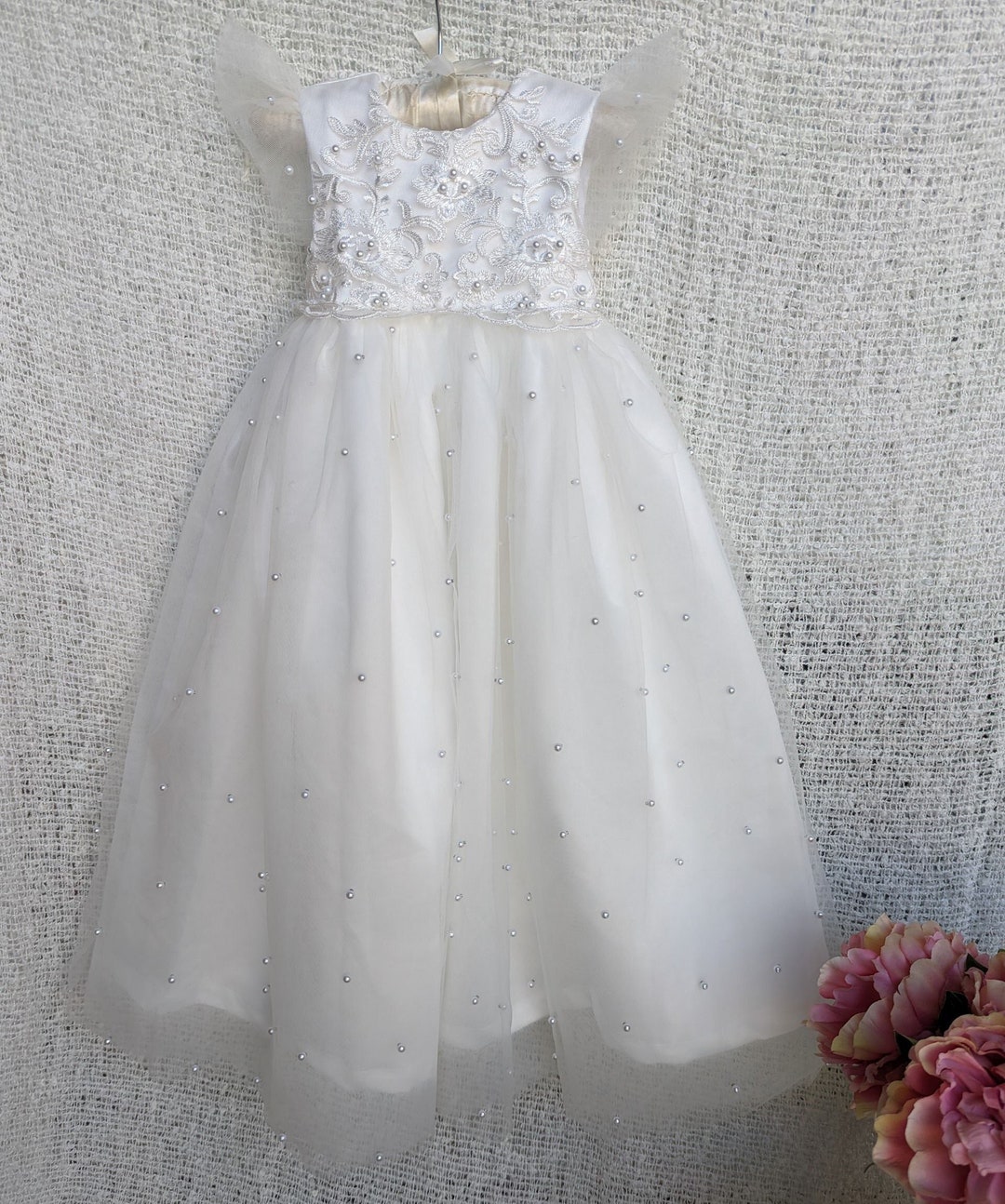 Baptism Dress for Baby Girl White Baptism Dress Christening Gown for Girls Girls Baptism Dress