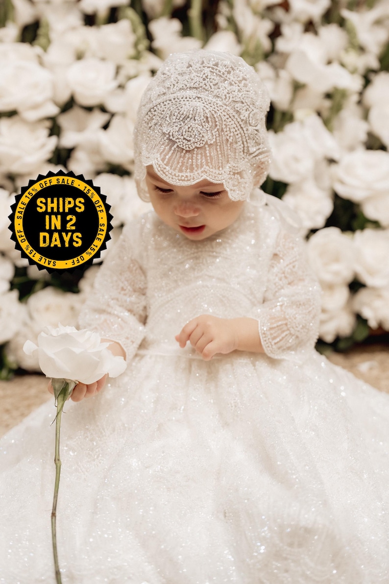 Beaded Christening Dress