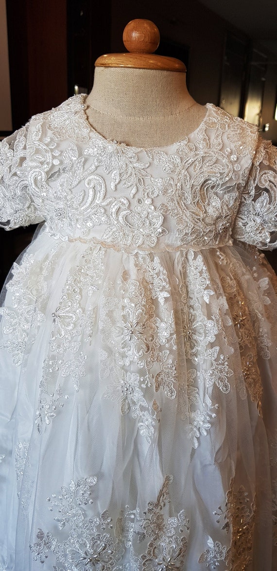 baby baptism gown