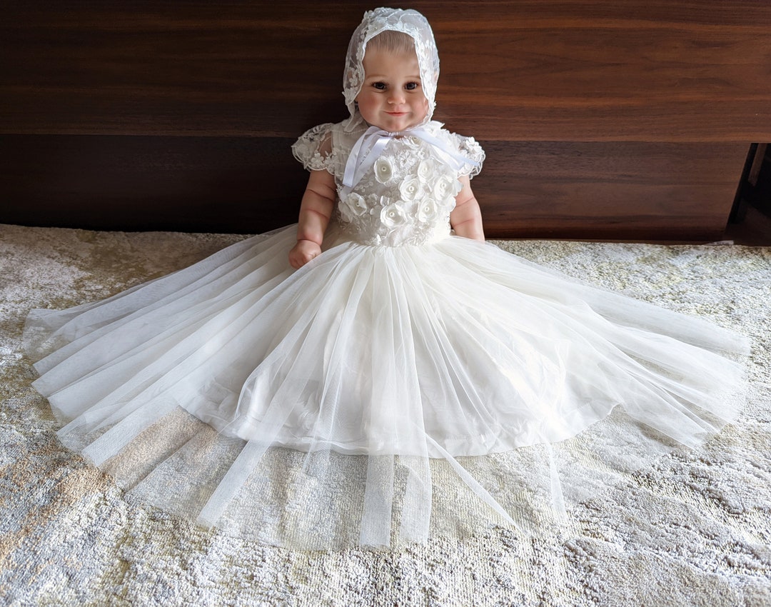 Baby BAPTISM Dress Christening Gown for Baby Girl Infant Girls Baptism