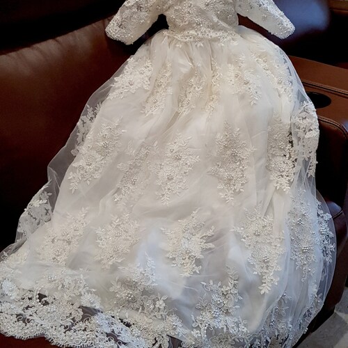 Christening Gown Christening Gown Baby Girl Baptism Dress Etsy