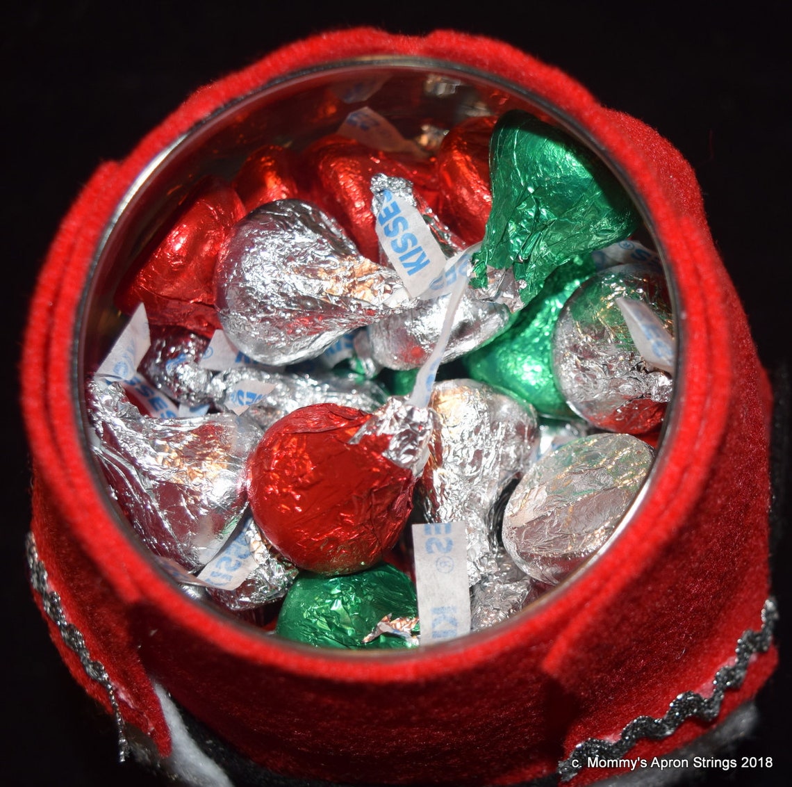 Brandy Snifter Santa Christmas Candy Felt Craft PDF Pattern Etsy