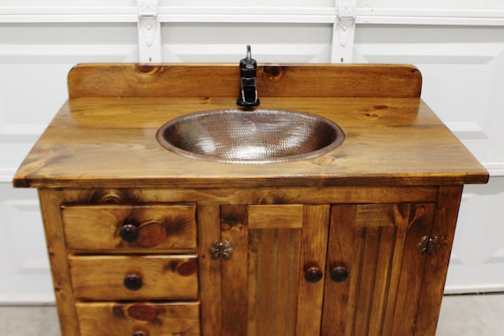Tuscan Rustic Bathroom Vanity