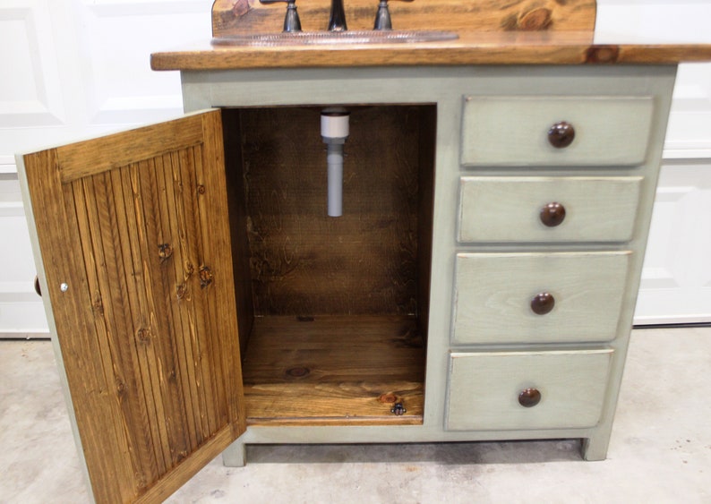 Bathroom Vanity 36 Rustic Farmhouse Bathroom Vanity | Etsy