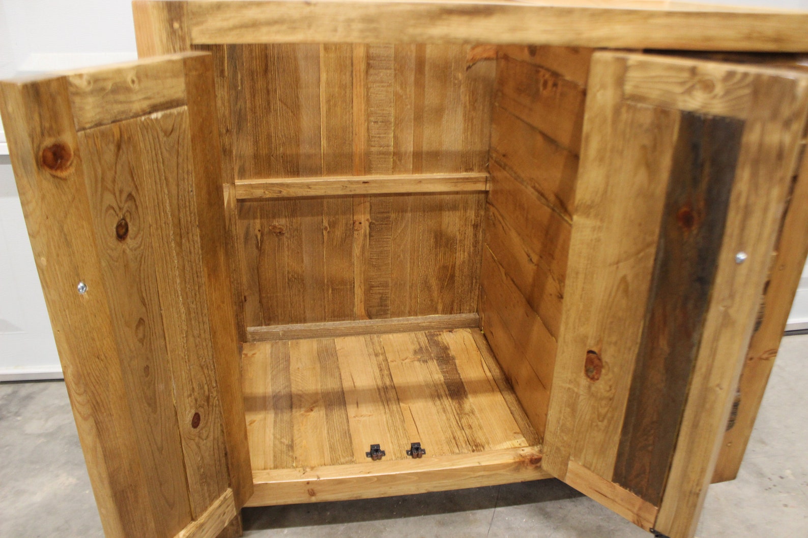 RUSTIC BATHROOM VANITY Without a Top 39 Wide Etsy