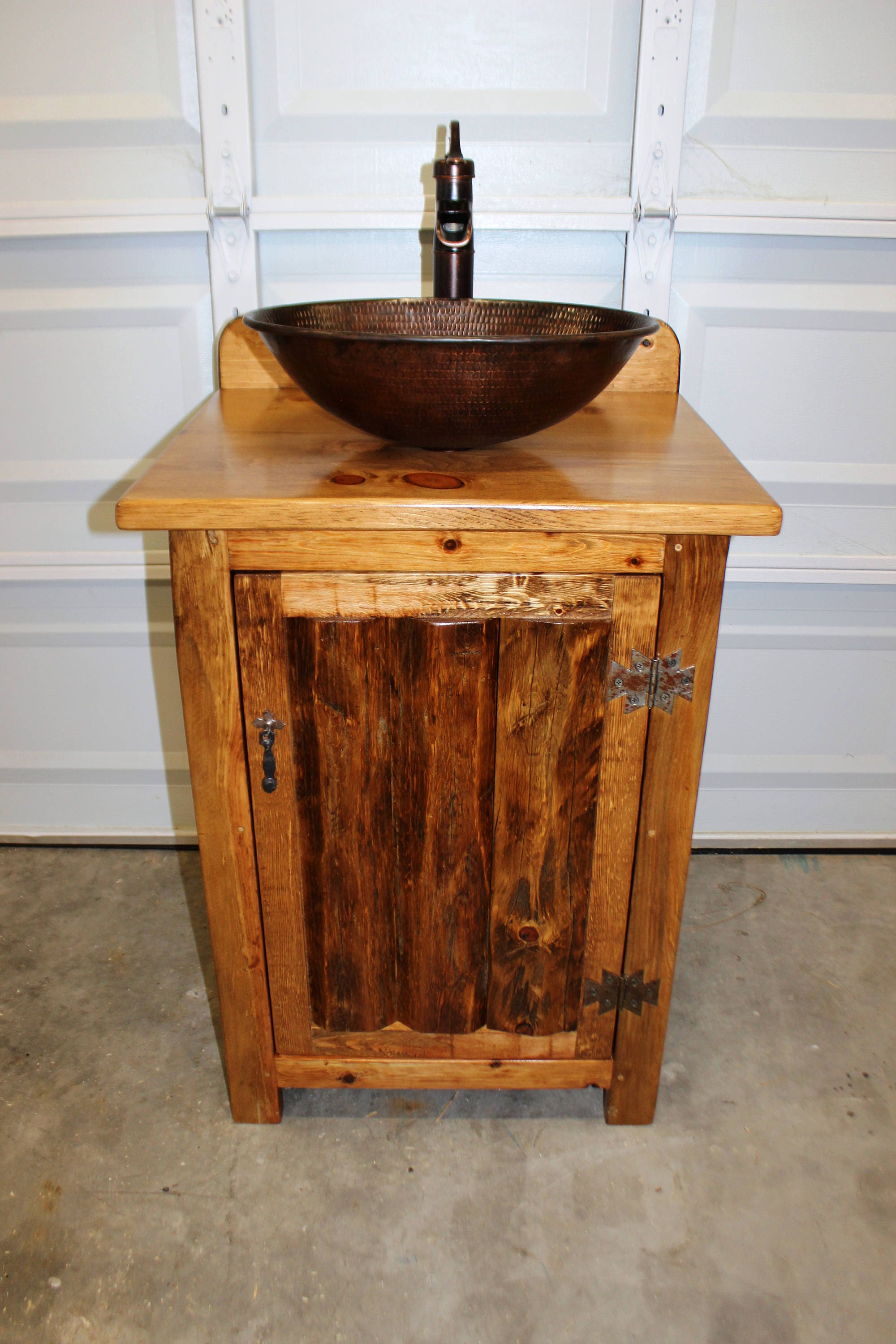 Rustic LOG Bathroom Vanity MS1373B-25 Bathroom Vanity With - Etsy UK