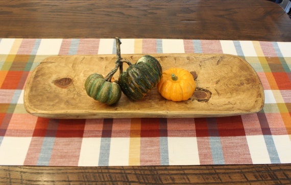 Wooden Bread Bowl - Dough Bowl - Hand Carved Wooden Bowl - 22" x 7.5" - Rustic - FREE SHIPPING - Mountain Pine - Stained and Waxed - #59
