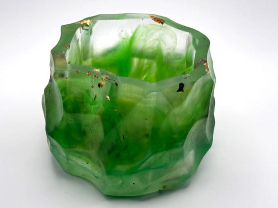 Copper & Jade | Resin Container | Planter