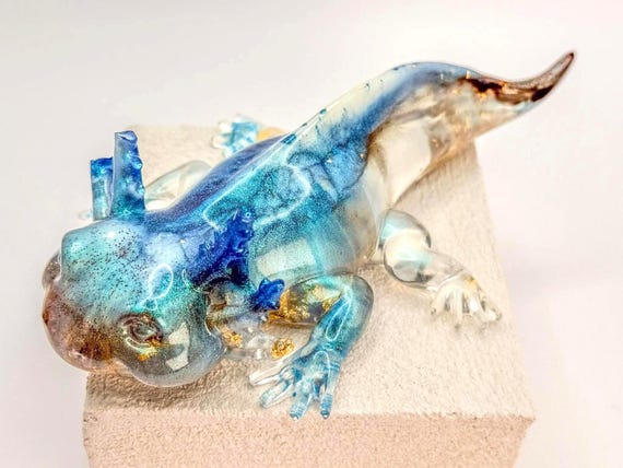 Ocean Tide | Axolotl Resin Sculpture