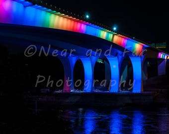 The 35W Bridge over the Mississippi River in Minneapolis, MN - Fine Art Photograph