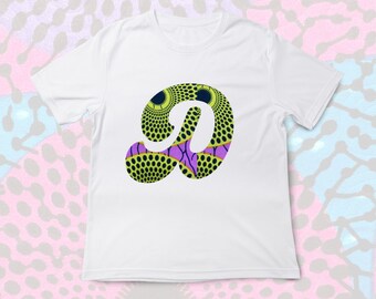 Personalised Initial, African Print  Design - T-Shirt - Babies T-Shirt - Kids T-Shirt - - Personalised - Add Your Personalisation