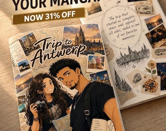Custom Manga: 20-Page Personalized Story Comic, Original Characters
