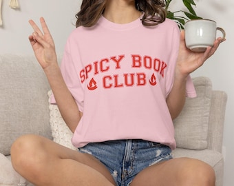-shirt du club de lecture épicé | T-shirt à imprimé littéraire Heat