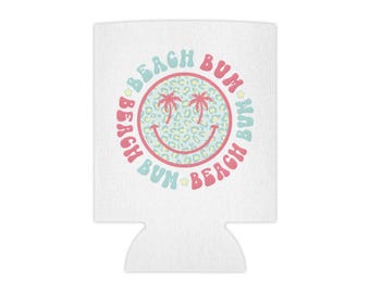 Glacière Smiley Beach Bum | Boisson Tropic Palm Koozie