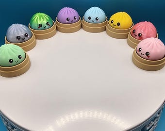 3D-utskriven Dumpling Clicker-nyckelring: Tillfredsställande mekanisk fidgetleksak