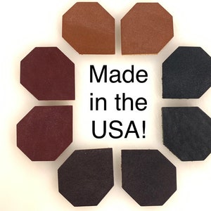 Full Grain Thick Leather for DIY Earrings, necklaces, etc. Die cut.