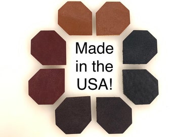 Full Grain Thick Leather for DIY Earrings, necklaces, etc. Die cut.