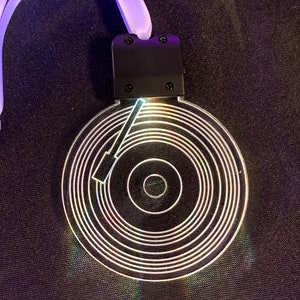 Made in USA: LIGHT-UP Record Christmas Ornament Vinyl