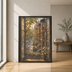 New York Brownstone View