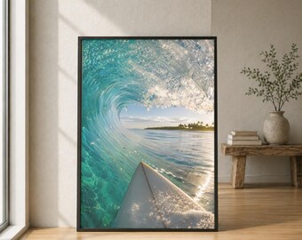 Surfen innerhalb einer Welle