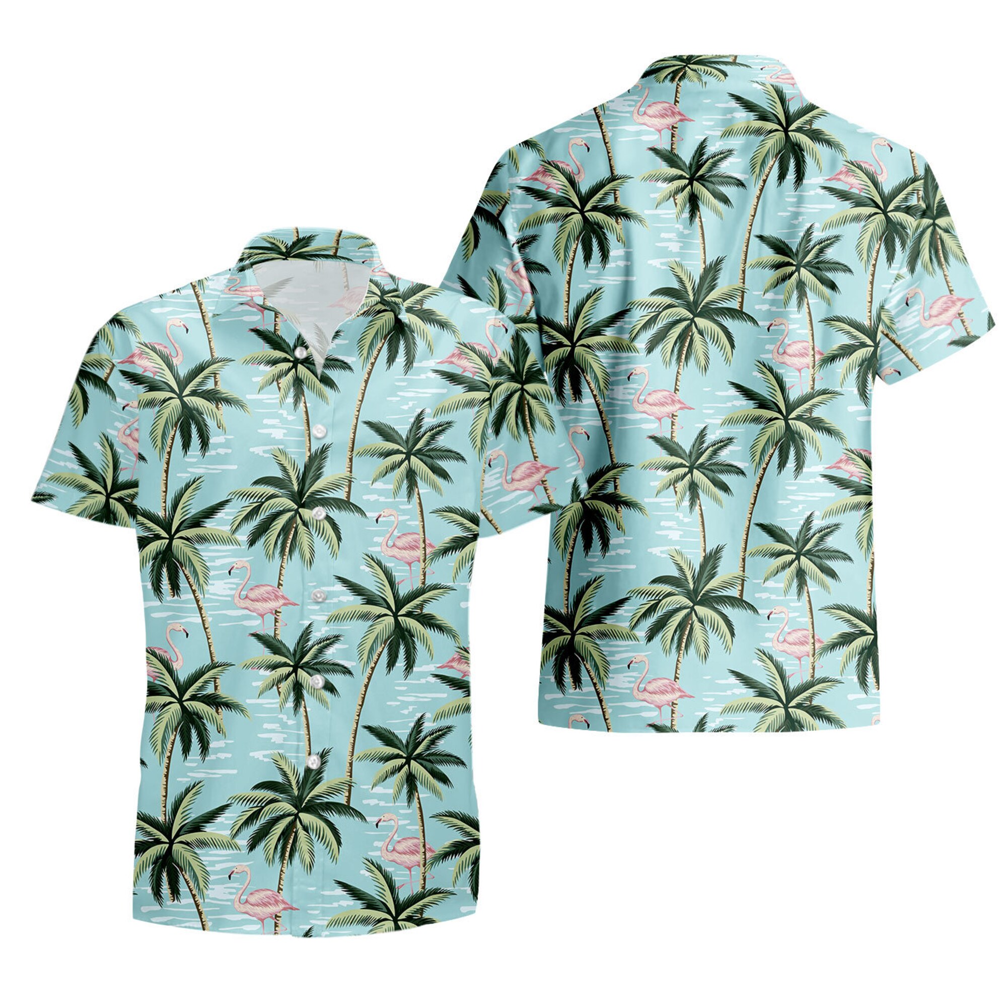 FlamingoTropisches Hawaiian Shirt FlamingoTropisches Hawaiian Shirt