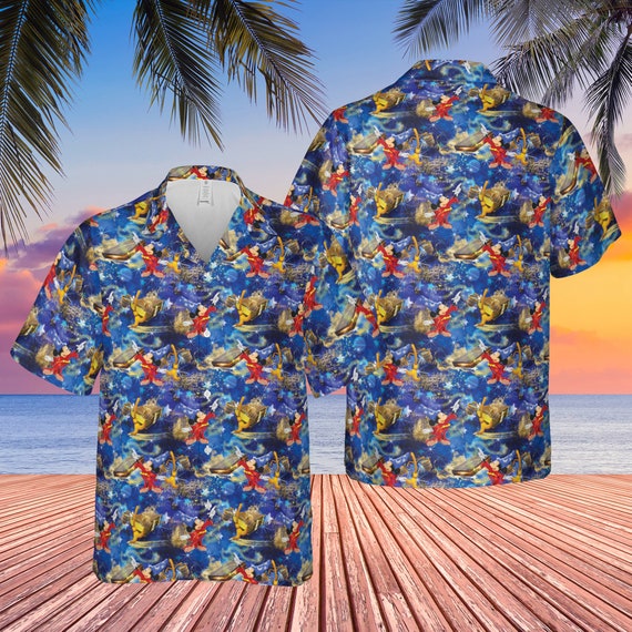 Disney Inspired Hawaiian Shirt Mickey Mouse Hawaiian Shirt - Etsy