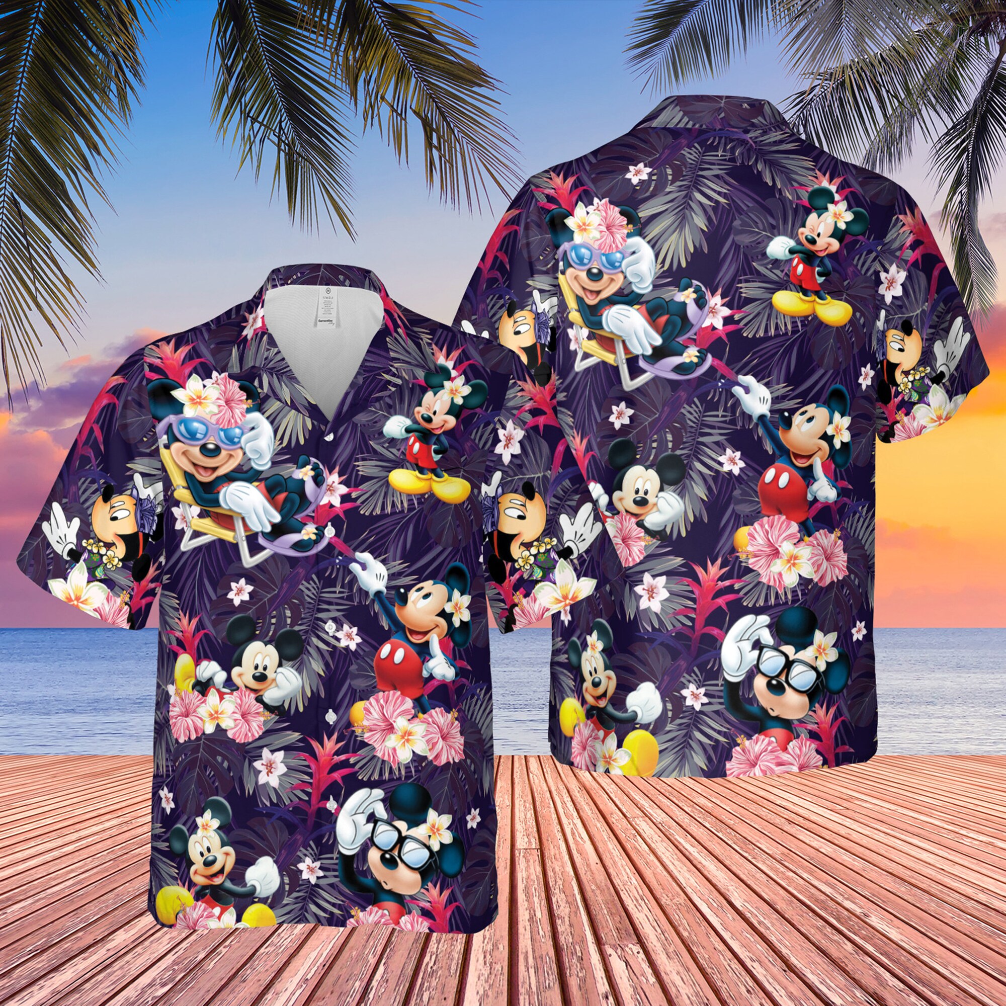 Mickey Mouse aloha beach Hawaiian Shirt Mickey Mouse aloha beach Hawaiian Shirt