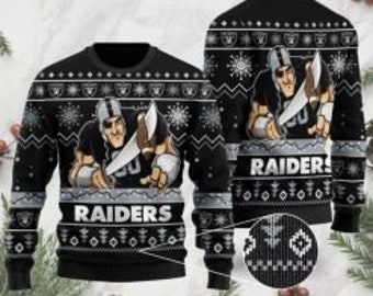 Raiders Ugly Sweater - Etsy