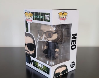 Keanu Reeves Signed Autographed Neo The Matrix Funko Pop w/ COA
