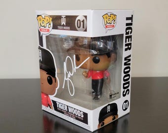 Tiger Woods Signed Autographed ROOKIE Funko PGA Hologram w/COA