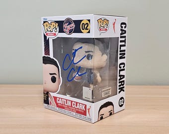 Caitlin Clark Signed Funko Pop Authentication Direct COA, Autographed Basketball Collectible, WNBA Sports Memorabilia Gift