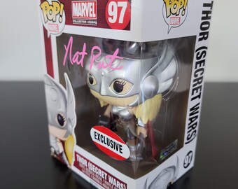 Natalie Portman Signed Autographed Funko Pop Jane Foster Thor Secret Wars With COA