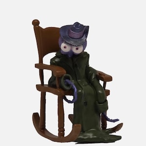 The Alien Brain Visitor 4 Inch Figure Character from Courage The Cowardly Dog