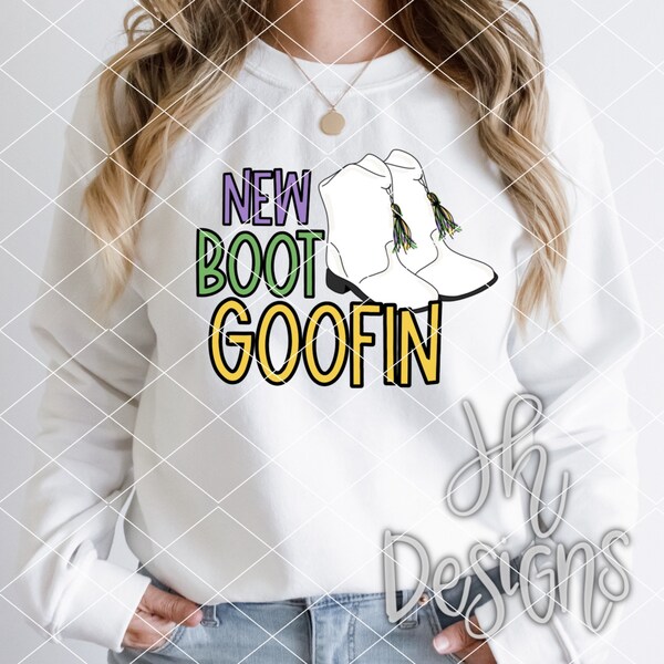 mardi gras boot earrings